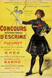 Poster ufficiale dei Giochi olimpici 1900