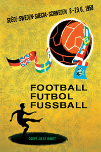 Poster ufficiale dei Mondiali 1958