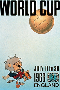 Poster ufficiale dei Mondiali 1966