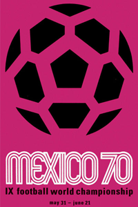 Poster ufficiale dei Mondiali 1970