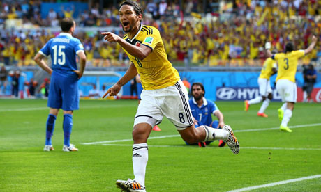 WM 2014 : Kolumbien Griechenland