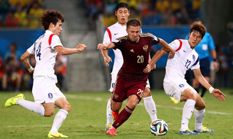 Copa do Mundo 2014 : Rússia Coreia do Sul