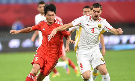 Match amical 2014 : Chine Macédoine