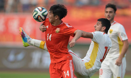 Match amical 2014 : Chine Macédoine