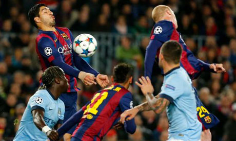 Champions League : Barcellona Manchester City